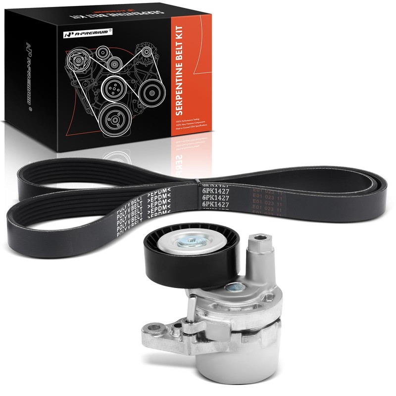 A-Premium Engine Serpentine Belt Drive Kit Compatible with Nissan 2013-2018