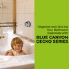 Blue Canyon Gecko Tilting Shower Head Holder, Shower Caddy with