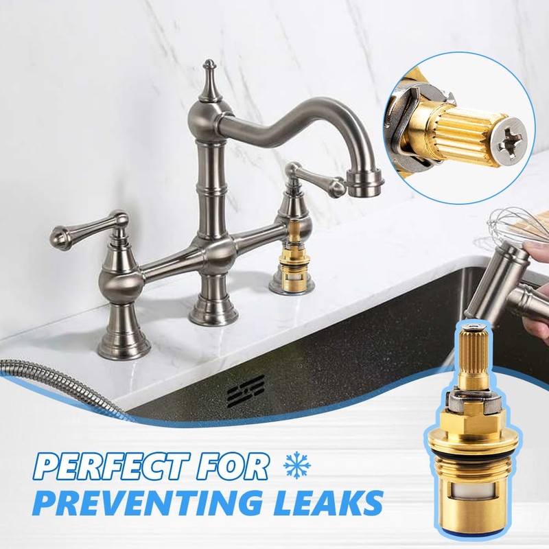 Cartridge for Kohler K-GP77005-RP & K-GP77006-RP Faucet Ceramic Valve, Hot