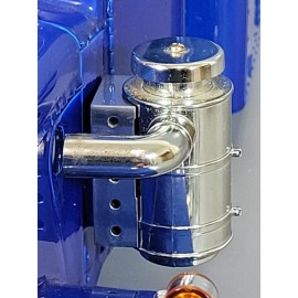 Tamiya Pair L&amp;R Aluminum Air Cleaner Tank Bracket Plate Tamiya 1/14 King Grand Hauler