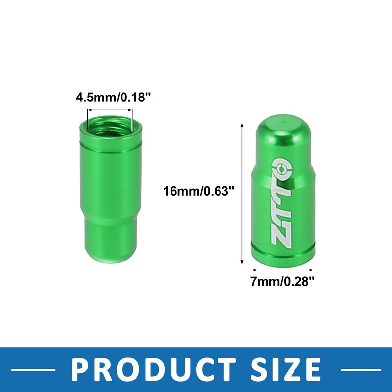 A ABSOPRO Tire Valve Caps Dust Covers for Bicycle Road