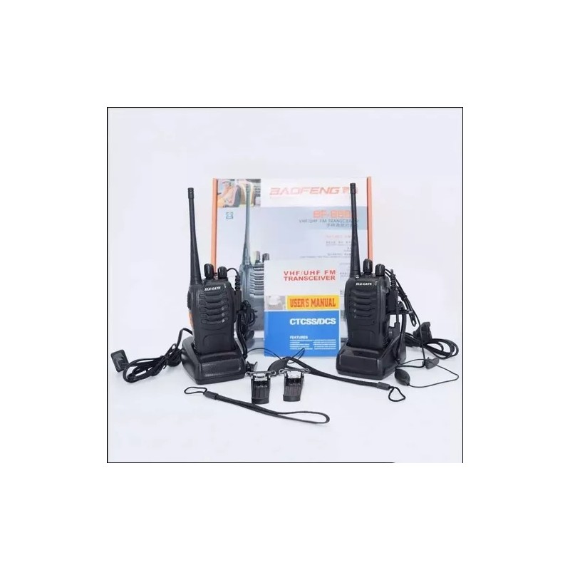 Ele-Gate Walkie Talkie Con Audífonos Con43 Ele-gate® Radios Fm Color