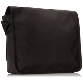 Manhattan Portage DJ Messenger Bag Black (SM) With Zippered Compartment Adjustable Strap Water Resistant Vinyl Records 1000D Cordura For Work College Travel (Black)