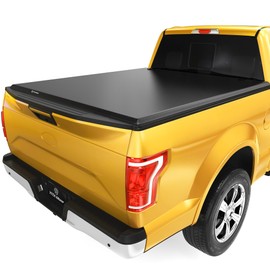 YITAMOTOR Soft Tri-fold Truck Bed Tonneau Cover Fits for Ford F-150 2015-2026 with 5.5 ft Bed