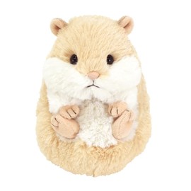 Sun Lemon P-8272 Koromofuru Hamster, Beige, 4.7 x 5.9 x 5.5 inches (12 x 15 x 14 cm), Stuffed Animal