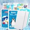 Collection of ice cool patches Thermal cooling sheets Cool sheets with cool packs attached Cold pack polar bear ice cool patch 20ea