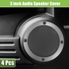 ACROPIX Universal 3" Car Speaker Grills Cover Mesh Round 3