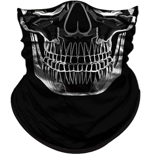 Obacle Skull Face Mask Half for Dust Wind UV Sun