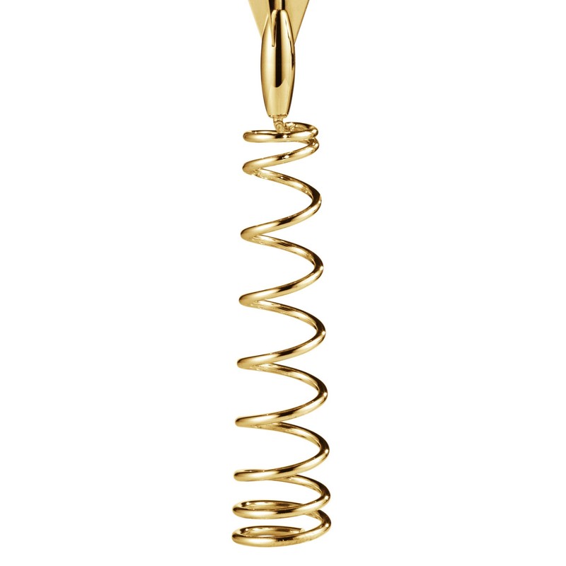 Georg Jensen Top Star - Gold plattiert Messing mit rotem