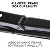 ClixWipers 20" Conventional Automotive Replacement Windshield Wiper Blade - All-Steel,