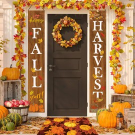 Fall Maple Leaf Welcome Doormat,Thanksgiving Pumpkin Floor Door Mat Non Slip Entry Rugs Orange Leaves Seamless Water Absorbent Kitchen Rug for Bathroom/Bedroom/Indoor Entryway 20x31.5in