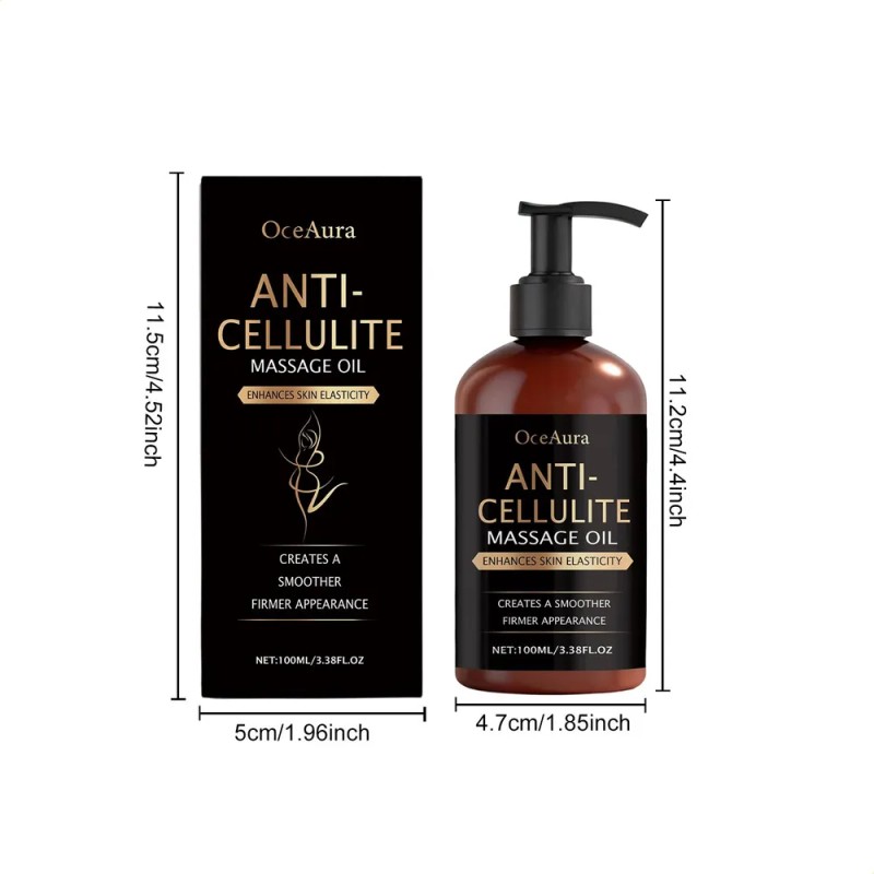 Aceite Anticelulítico Profesional Oceaura 100 Ml, Reduce Los