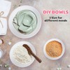 SUPVOX 3-Piece Flexible Silicone Bowl Set: Non-Slip & Unbreakable Mixing