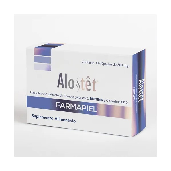 Alostet Suplemento De Biotina Crecimiento De Cabello 30 Caps