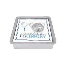 Mariposa Napkin Box, Silver