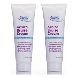 Miracle Plus Arnica Bruise Cream,4 Oz By Miracle Plus Pack 2