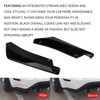 CCOQ 2PCS Car Rear Bumper Diffuser Kit, Anti-Collision Shark Fin