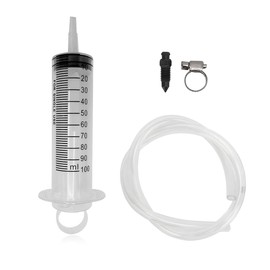 ZNDAW Hydraulic Disc Brake Bleed Tool, 100ML Syringe Motorcycle Brake Oil Fluid Extractor Bleeder with 50cm Hose, Hydraulic Disc Brake & Clutch Bleeding Kit for Motorcycle Scooter
