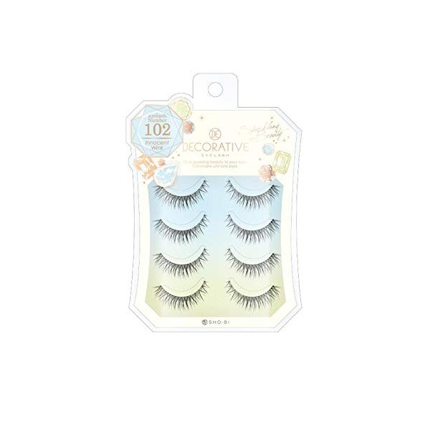 DECORATIVE EYELASH Decorative Eyelashes False Eyelashes for Upper Eyelashes No.102