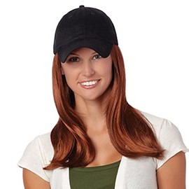 Henry Margu (Long Hat Black - Synthetic Baseball Cap Wig in 8H
