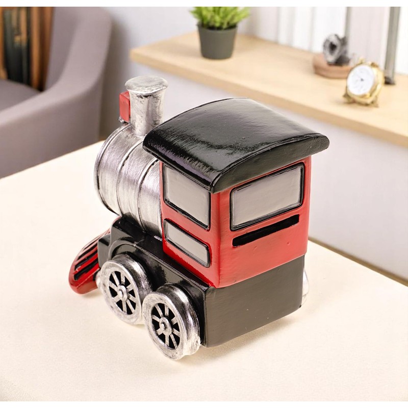 Kremers Schatzkiste Funny Money Box Railway Decoration Piggy Bank Figure