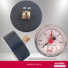 Schläfer 0930165 Hydraulic Pressure Gauge Rear Axial Connection 1/4 Inch