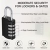 40 Pcs 4 Digit Combination Locks Combination Padlock Luggage Number