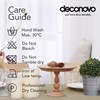 Deconovo - Waterproof Linen Effect Decorative Patio Tablecloth 137 x