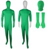 2 Pack Green Screen Chromakey Bodysuit Gloves Hood, Unisex Disappearing