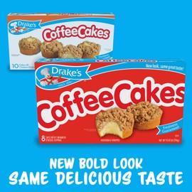 Drake's Coffee Cakes, 40 Individually Wrapped Breakfast Pastries (5 Boxes)