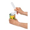 Home-X Ergonomic Ring-Pull Helper, Perfect for Opening Ring-Pull Cans, White