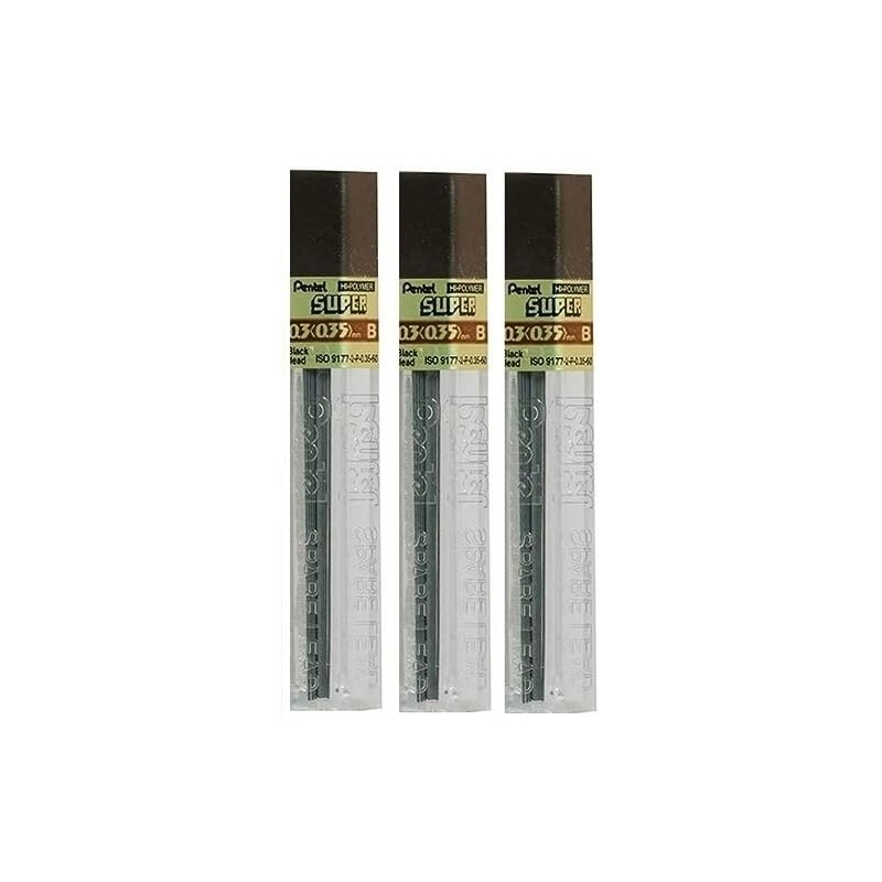 Pentel 0.3mm Size B Shade Hardness Pencil Refill Replacement Spare