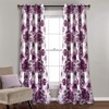 Lush Decor Room Darkening Window Curtain Panel Pair Leah Floral