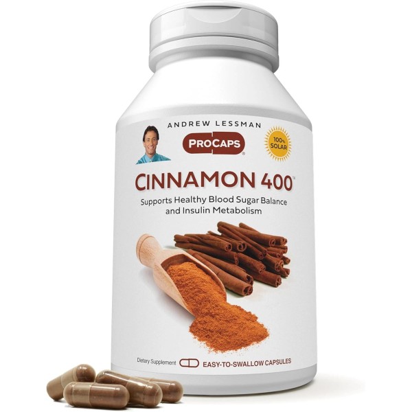 ANDREW LESSMAN Cinnamon 400mg - 60 Capsules - High 60