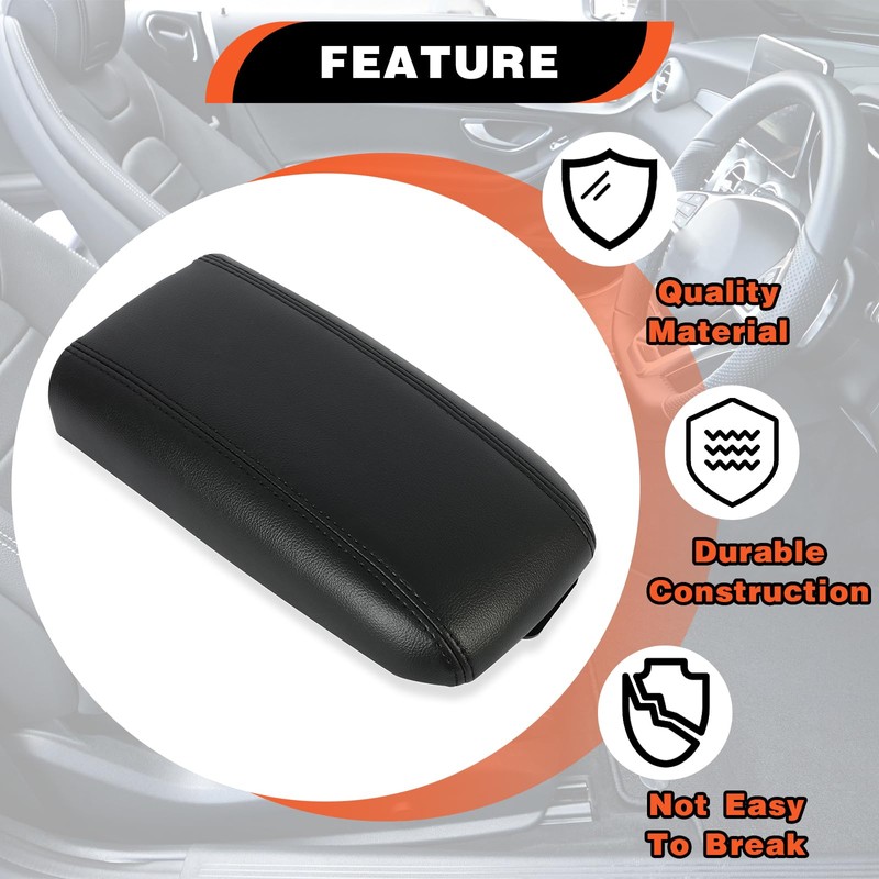 Kojem Center Console Armrest Lid W/Latch Compatible with 02-09 Trailblazer