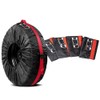 Car Replacement Tire Covers, 210D Polyester Replacement Tire Covers, Storage Bags with Handle, Fits 13-18 Inch Tires, Storage Bags, Set of 4 (Diameter 66 cm/26 inches)
