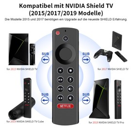 Gvirtue Remote Control for NVIDIA Shield Remote Control, Voice P3700 Remote Control Replacement for NVIDIA Shield Android TV Pro and for Shield 4K TV 2019/2017/2015 All Models Streaming Media Player