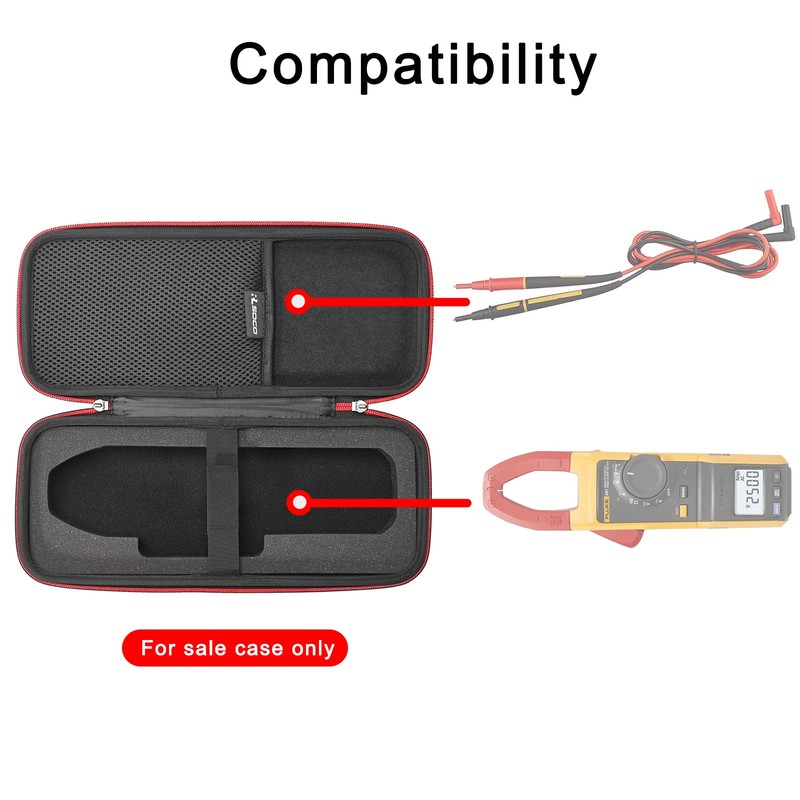 RLSOCO Hard Case for Fluke 378 FC/381/393 FC/377 FC AC/DC