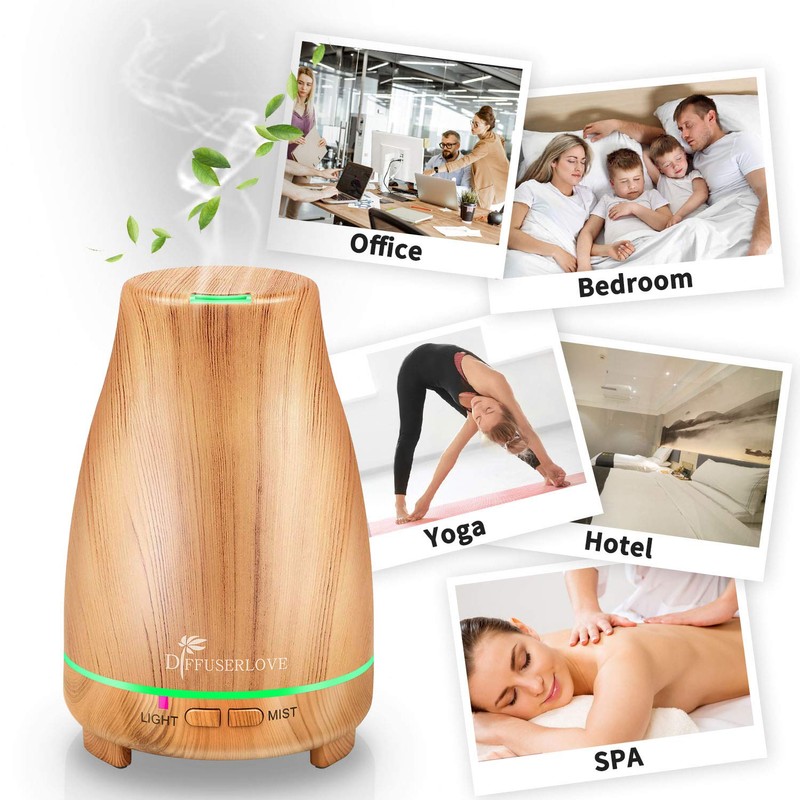 Diffuserlove Essential Oil Diffuser 200ML Aroma Diffuser Mist Humidifiers with