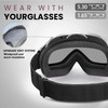 LOVJOYSE Ski Goggles, OTG Ski Goggles, Over Glasses Ski/Snowboard Goggles