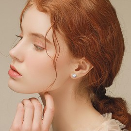 ROMANTIC WORK Pig Earrings for Women Sterling Silver Cute Pig Stud Earrings Jewellery Birthday Gifts