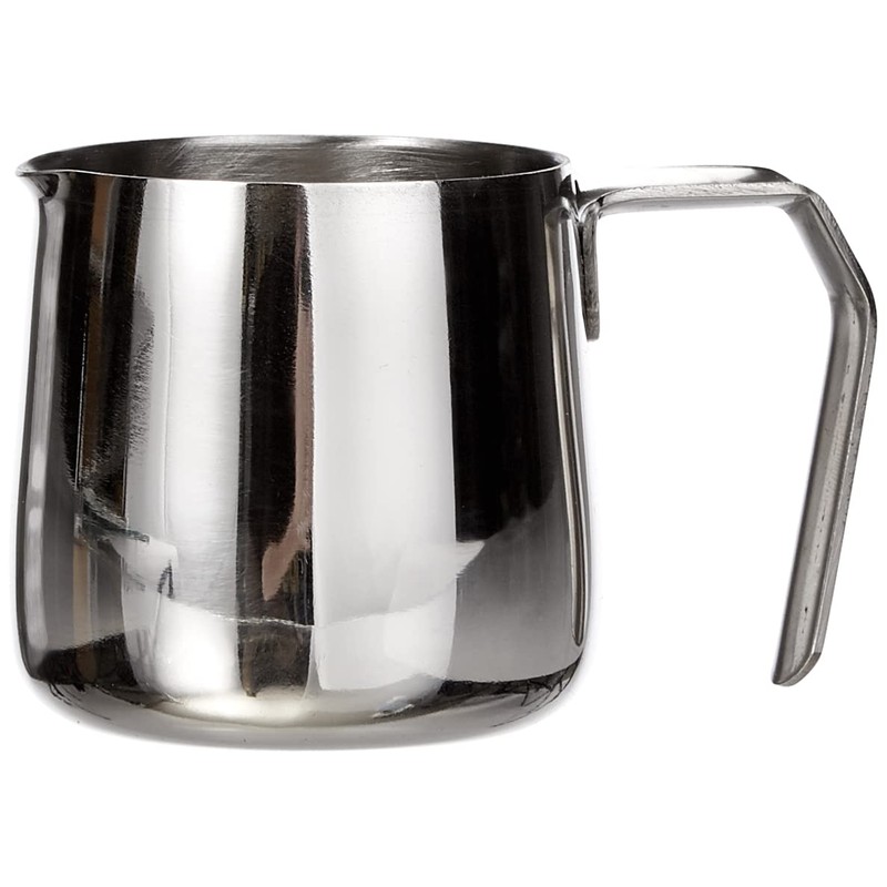 Cilio 0000201383 Latte Macchiato Kännchen, Edelstahl, silber, 6,4 x 7,4