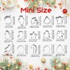 Mini Christmas Cookie Cutters Set 15 Pieces Stainless Steel Cookie