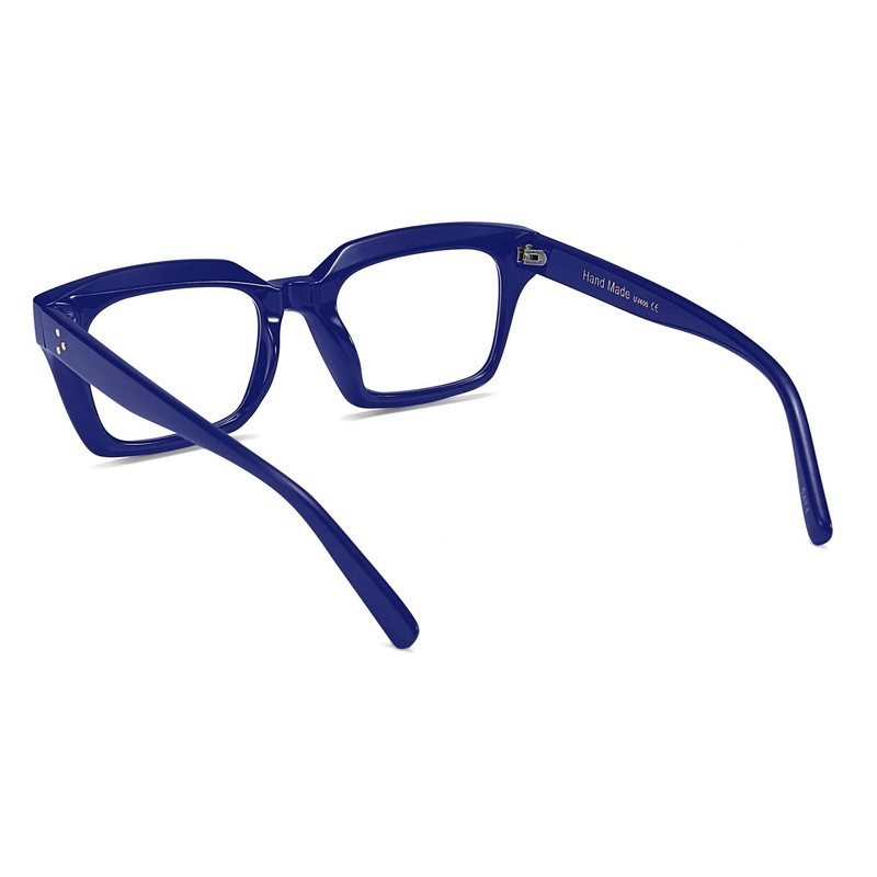 FEISEDY Retro Square Blue Light Blocking Reading Glasses Anti Glare