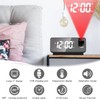 TNSLAND Projection Alarm Clock, Alarm Clock, Radio Alarm Clock with