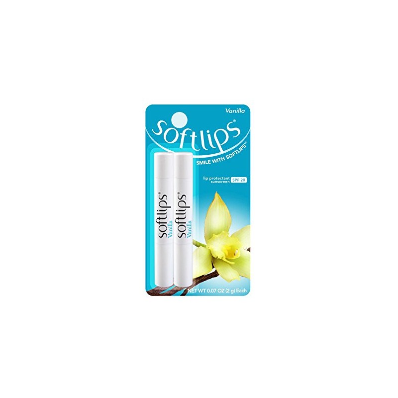 Softlips ProtectantSunscreen SPF 20 Assorted Fun Flavors Lip Balm, 6