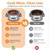 30Pcs Slow Cooker Liners 13"x 21" Size Fit for 3-8