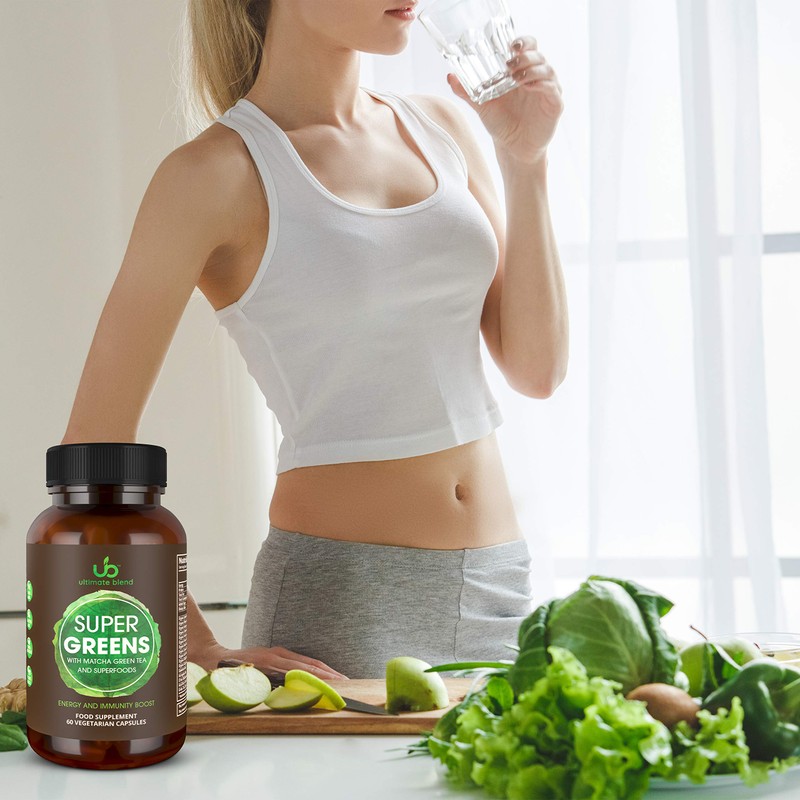 Ultimate Blend Super Greens with Matcha Green Tea and Superfoods