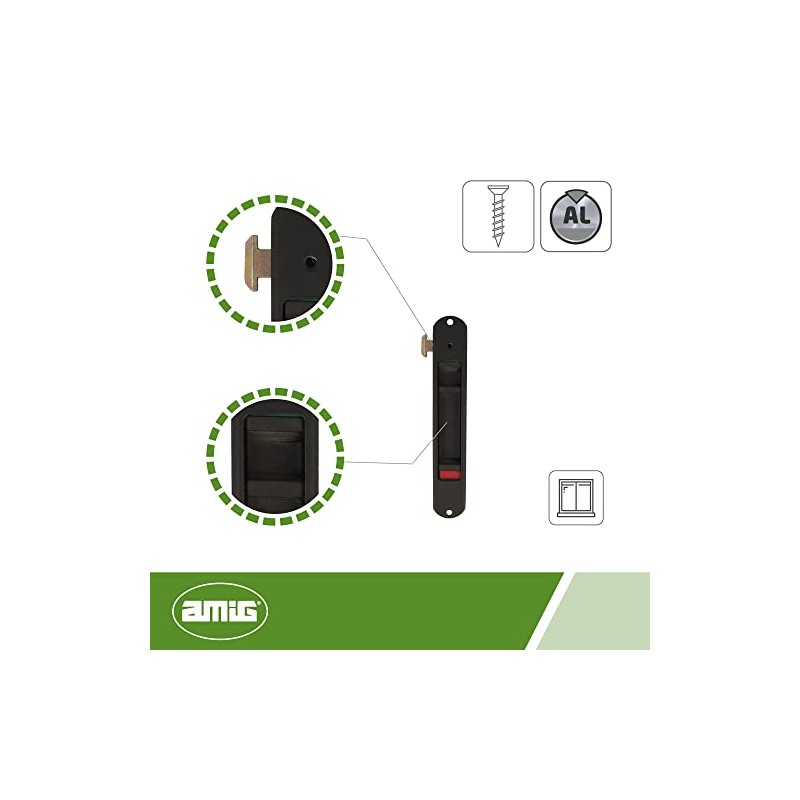 Amig Model 3800 22659 Mortice Lock for Window and Sliding