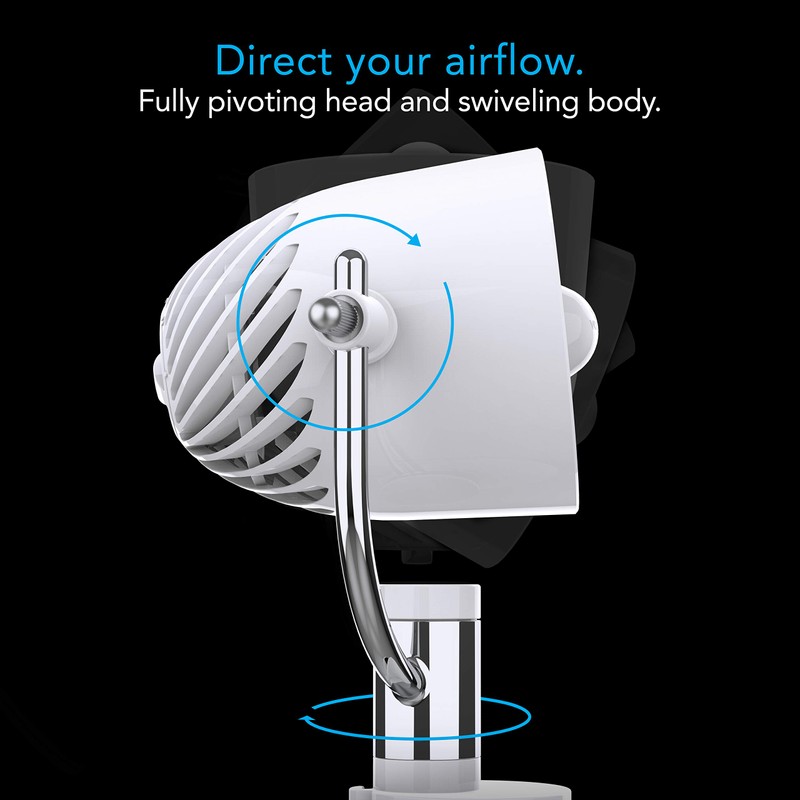 Vornado Pivot Clip Personal Air Circulator Fan with Multi-Surface Clip,